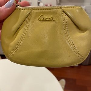 Coach change purse wallet keychain
